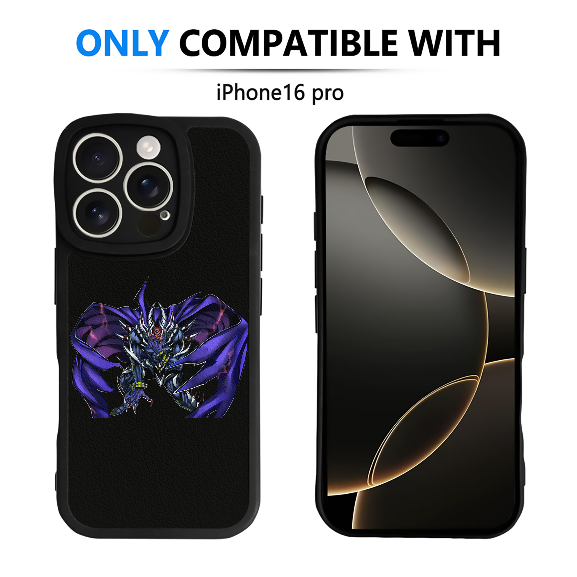 （画像用） 遊☆戯☆王 Yu-Gi-Oh! 【iPhone 16シリーズ対応】シリコンスマホケース（レザー調） 材質：シリコン